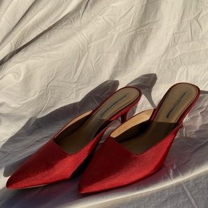 Who What Wear Mule Kitten Heels